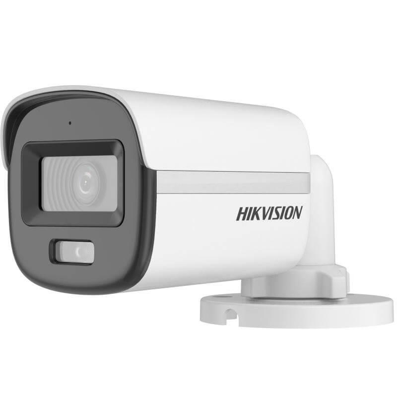 Hikvision DS-2CE10DF0T-LPFS 2 MP 2.8 Mm Sesli Colorvu Analog Bullet Güvenlik Kamerası